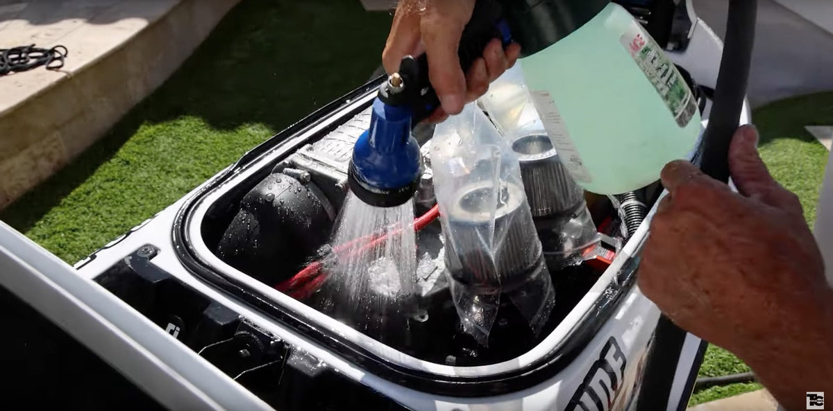 How to flush your jet ski after riding in salt water TC Freeride